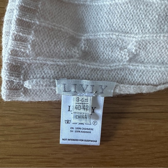 Lively Kids Cozy Knit Hat - Light Pink 100% Cashmere - Picture 4 of 4